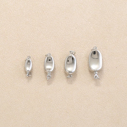 5Pcs Brass Necklace Clasps Link Connector Closures Extender