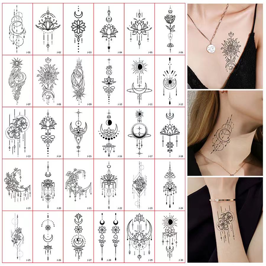 Tattoo Sticker Water Proof-30 Pcs Set TT9