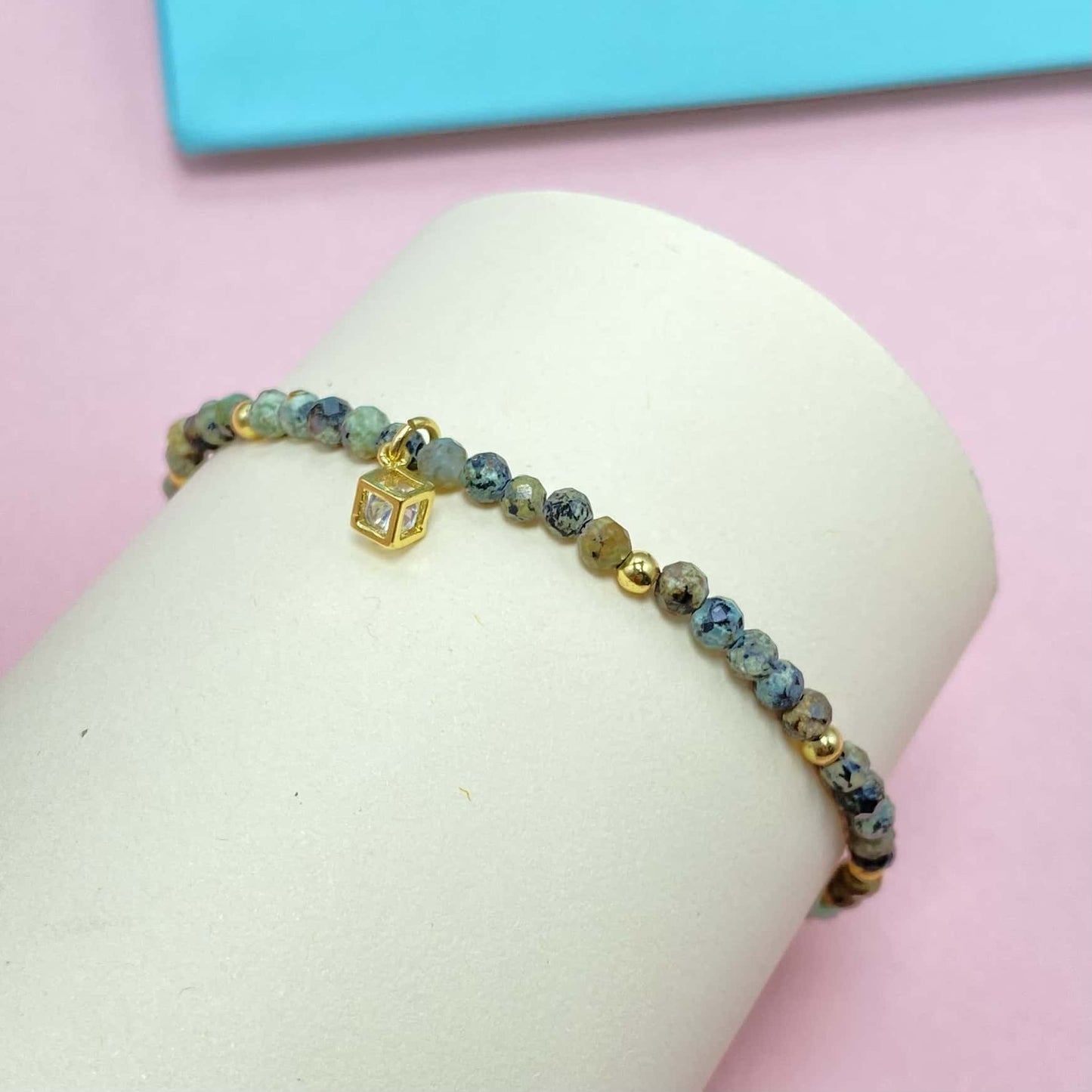 African Turqouise to Improve Body and Health Crystal  Bracelet