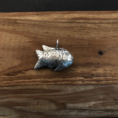 Takahashi Goro 925 Silver Fish Pendant