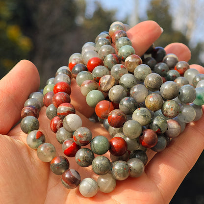 Wholesale Bloodstone Crystal Bracelet