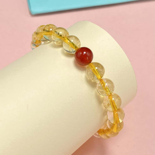 Yellow Citrine for Better Wealth & Career Crystal Bracelet