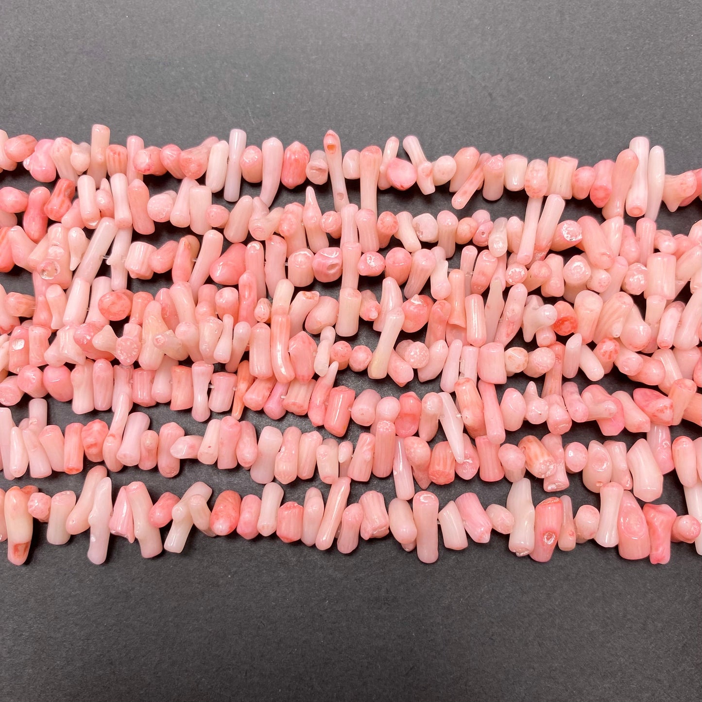 Tube Shape Coral Beads