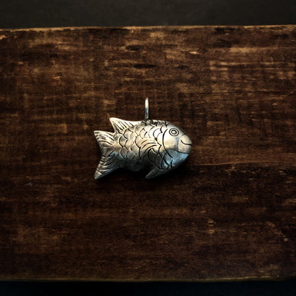 Takahashi Goro 925 Silver Fish Pendant