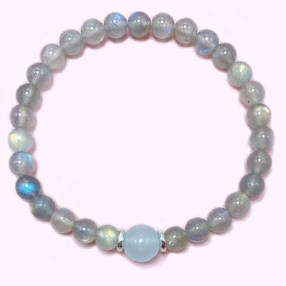 Labradorite to Help Lower Stress & Anxiety Level Crystal Bracelet