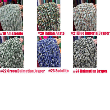 6mm Stone Star Beads Mini Crystal Star Beads Flat Star Shaped Gmestone Beads For Bracelet Necklace DIY Jewelry Making Carved Star Beads