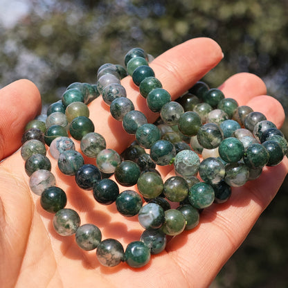 Wholesale Moss Agate Crystal Bracelet