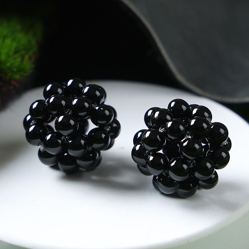 Handmade Crystal Stone Beads Ball Shape 1PCS