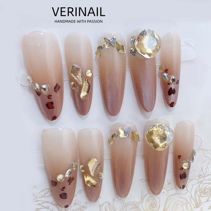 #1 Handmade Press On Nails Gothic nails/Smudged nails/Custom nails