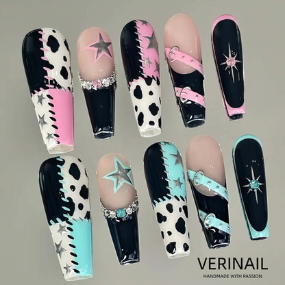 #4 Press-On Nails Box Handmade, Reusable, Unique Styles