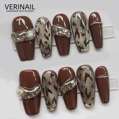#4 Press-On Nails Box Handmade, Reusable, Unique Styles