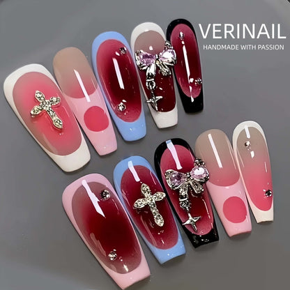#4 Press-On Nails Box Handmade, Reusable, Unique Styles