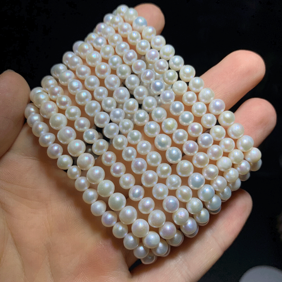 Wholesale Natural Pearl Crystal Bracelet