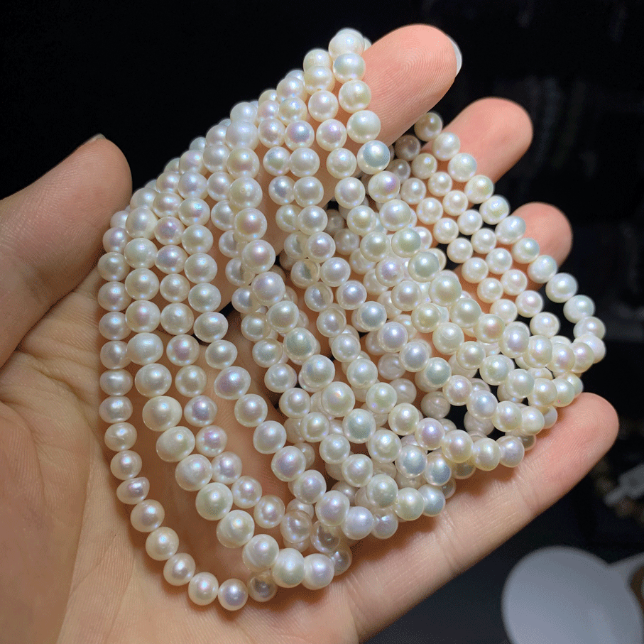 Wholesale Natural Pearl Crystal Bracelet