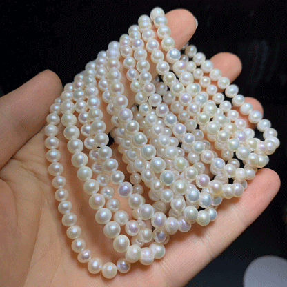 Wholesale Natural Pearl Crystal Bracelet