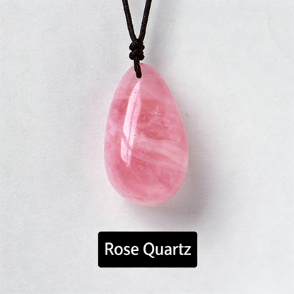 Healing Crystal Semi-Precious Stone Pendant Necklace