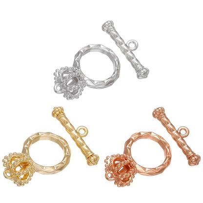 1PCS Oval/heart Brass Cubic Zirconia Clasps Hooks