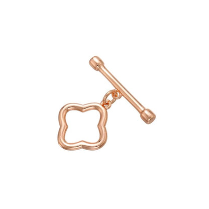 1PCS Oval/heart Brass Cubic Zirconia Clasps Hooks