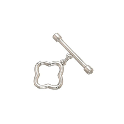 1PCS Oval/heart Brass Cubic Zirconia Clasps Hooks