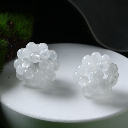 Handmade Crystal Stone Beads Ball Shape 1PCS