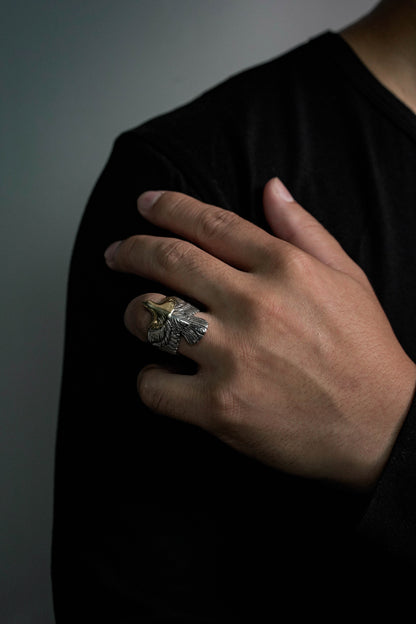 Takahashi Goro 925 Sterling Silver Eagle Ring