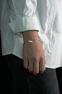 Retro 925 Sterling Silver Simple Bracelet