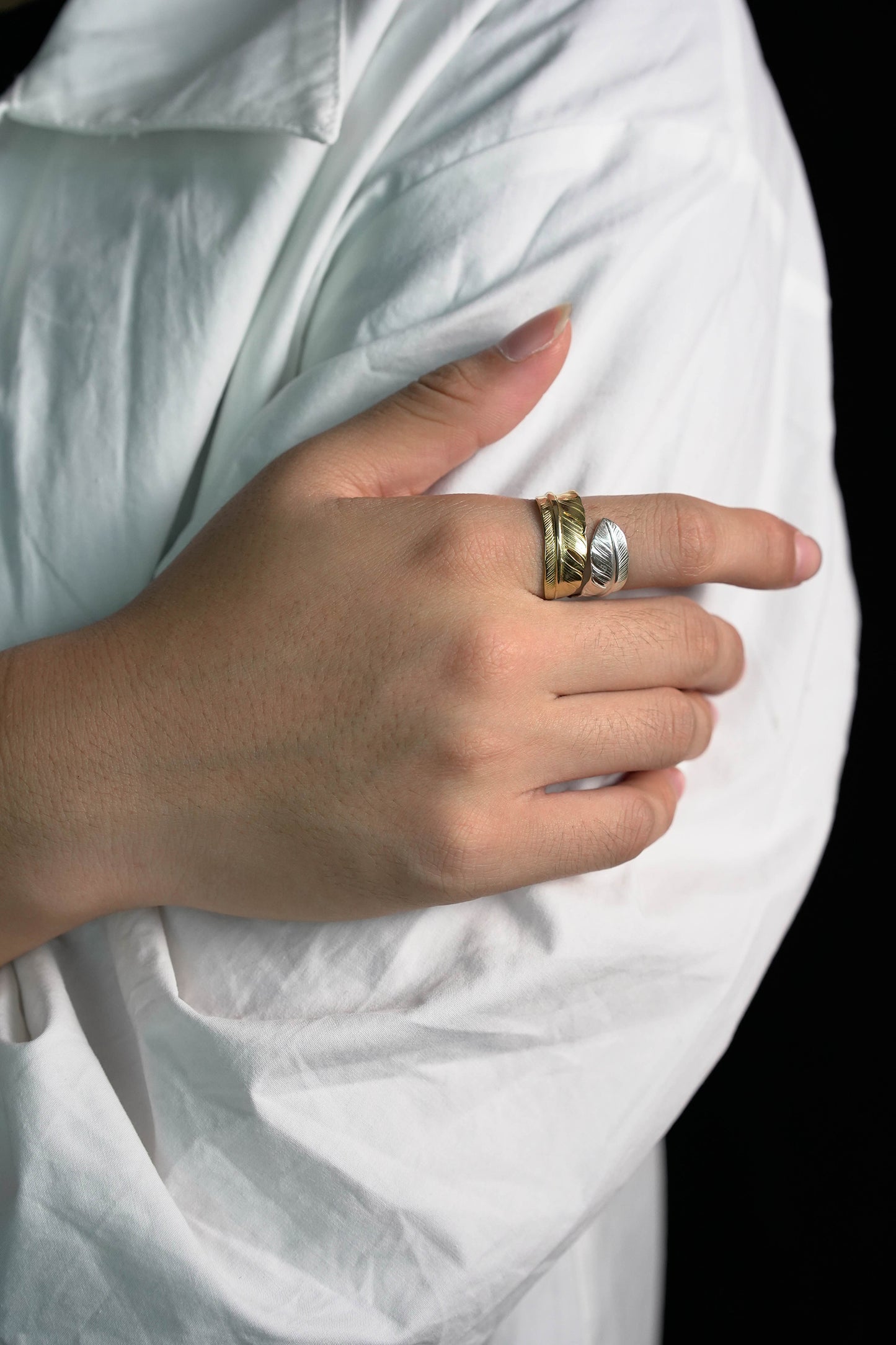 Takahashi Goro Feather Ring