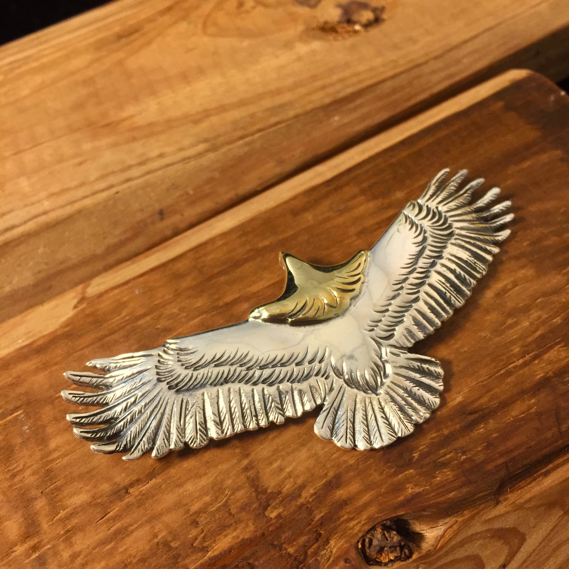 Goro's Takahashi Native American Style Eagle Claw Feather Pendants Retro Sterling Silver Handcrafted