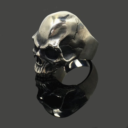 Bold Skull 925 Sterling Silver Retro Ring