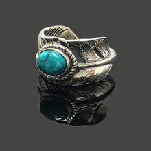 Load image into Gallery viewer, Takahashi Goro Feather 925 Sterling Silver Ring
