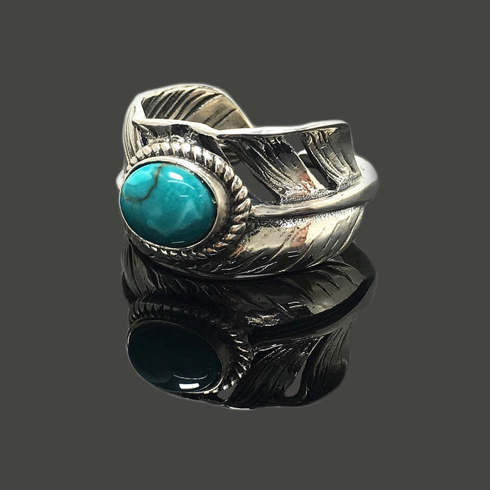 Takahashi Goro Feather 925 Sterling Silver Ring