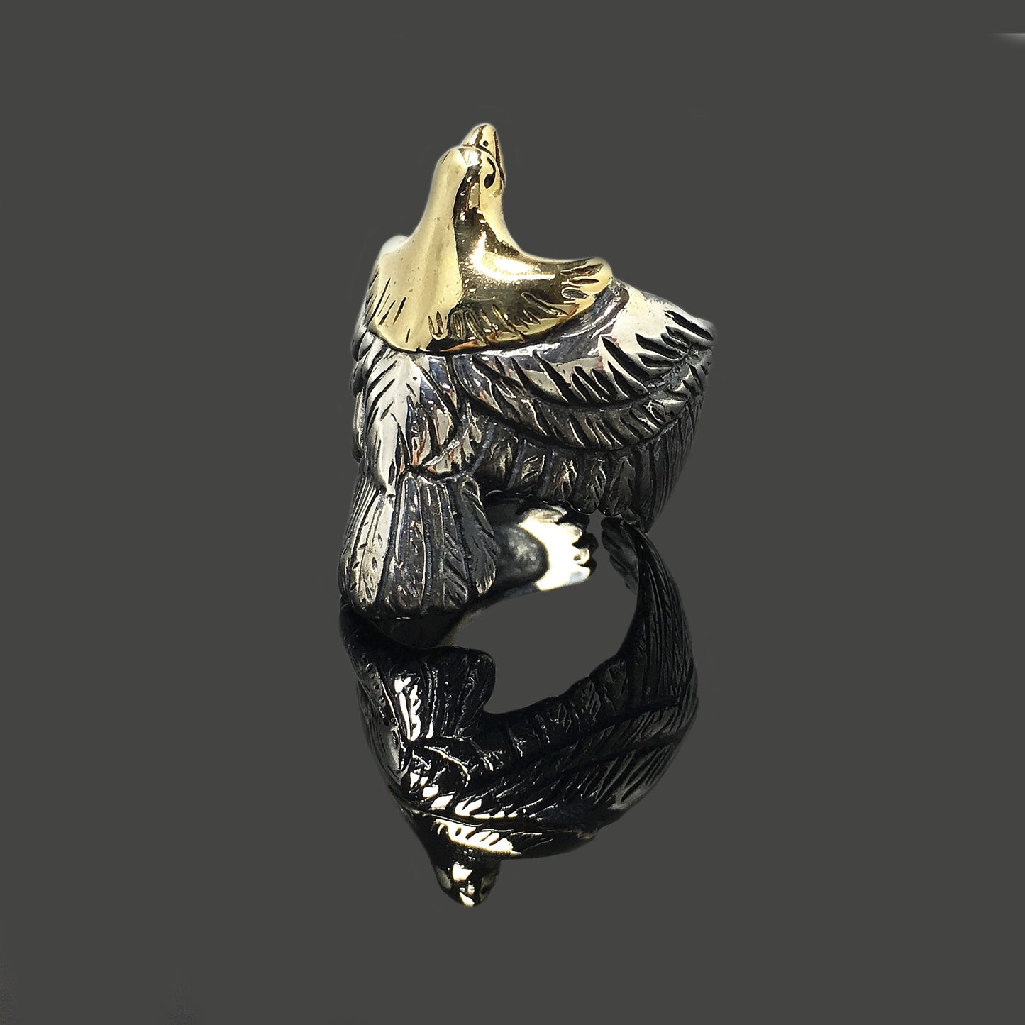 Takahashi Goro 925 Sterling Silver Eagle Ring
