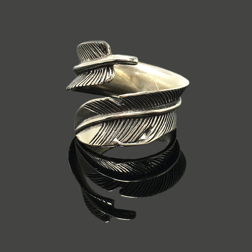 Feather 925 Sterling Silver Ring