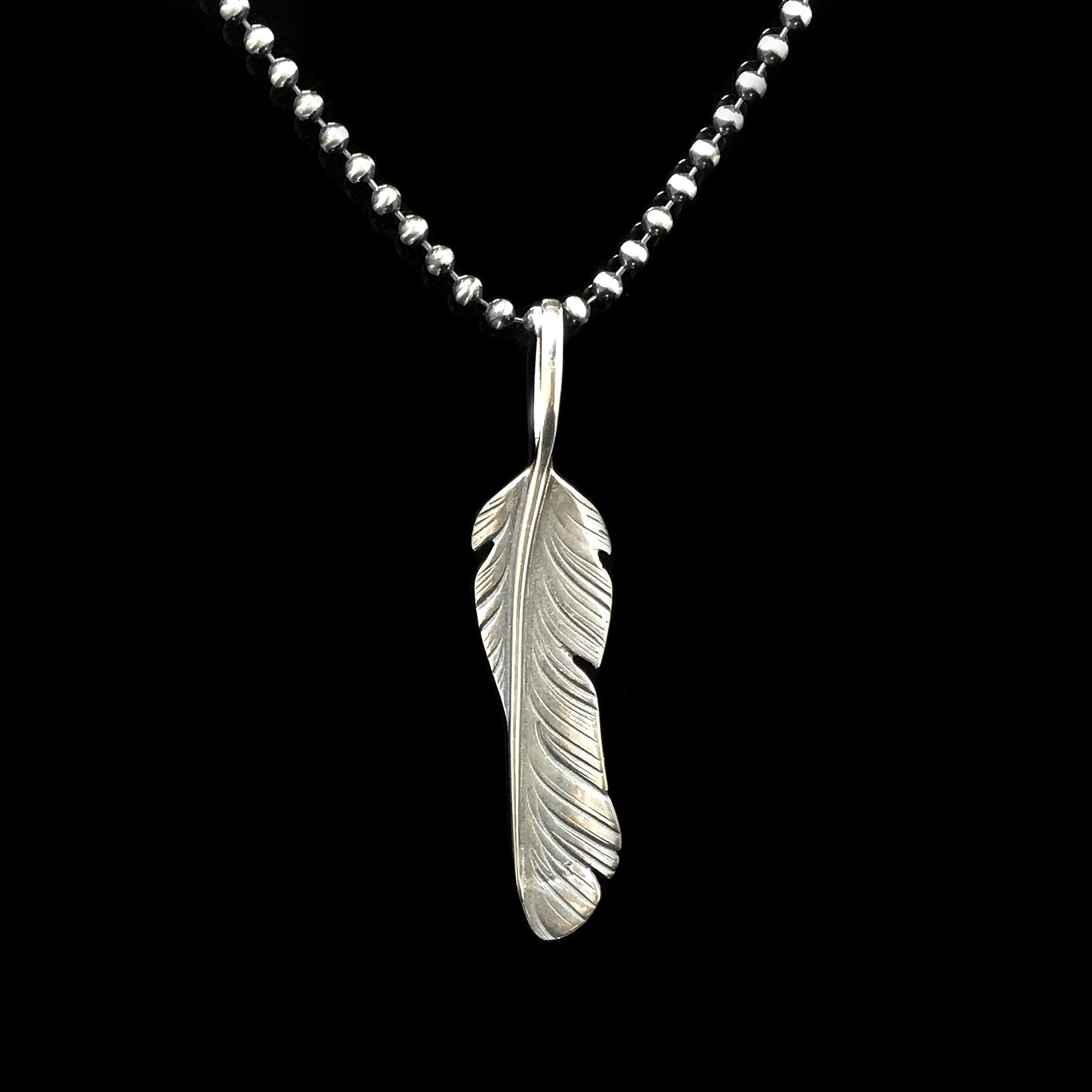 Twisted Leaf Retro 925 Silver Pendant