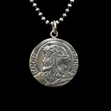 Load image into Gallery viewer, Retro 925 Sterling Silver Christian Jesus Pendant
