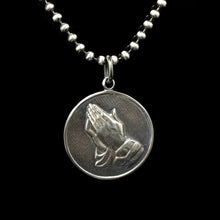 Load image into Gallery viewer, Prayer Hand Pendant Retro 925 Sterling Silver
