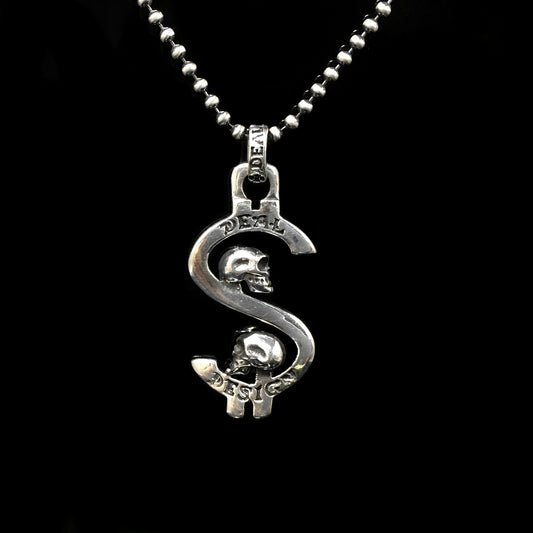 Retro Silver Dollar Pendant