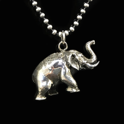 Elephant Pendant Retro 925 Sterling Silver