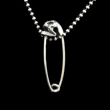 Load image into Gallery viewer, Skull Pin Pendant Retro Sterling Silver
