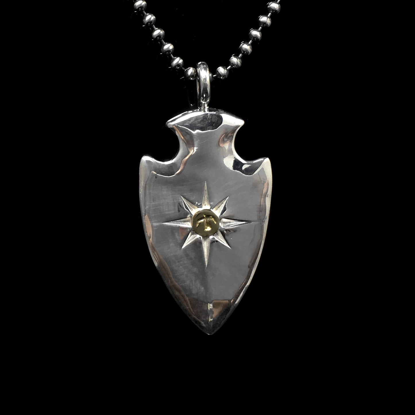 Arrowhead with Sun Pendant