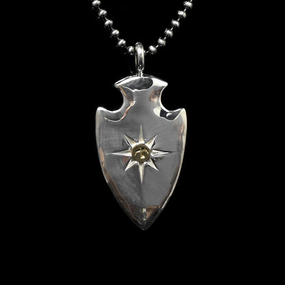 Arrowhead with Sun Pendant