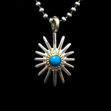 Load image into Gallery viewer, 925 Sterling Silver Takahashi Goro Sunflower Pendant
