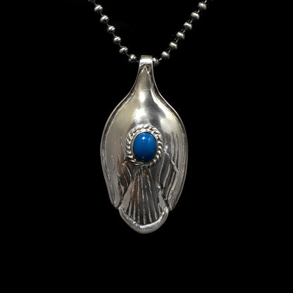 925 Silver Pendant Takahashi Goro Feather