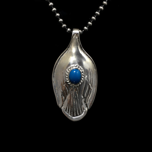 925 Silver Pendant Takahashi Goro Feather