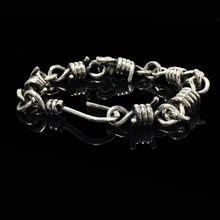 Load image into Gallery viewer, Retro Sterling Silver Twisted Rope Clasp Chain
