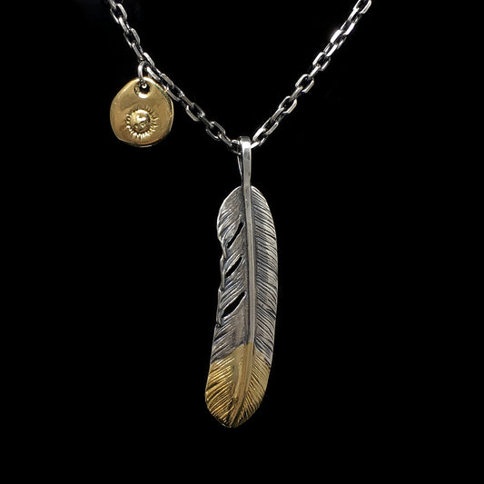 Takahashi Goro Retro Feather Necklace Set Native American Jewelry John Mayer Feather Necklace