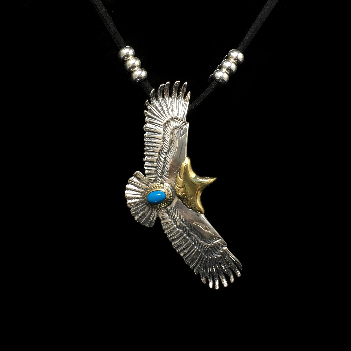 925 Sterling Silver Mens Bracelets Goros Fashion Eagle