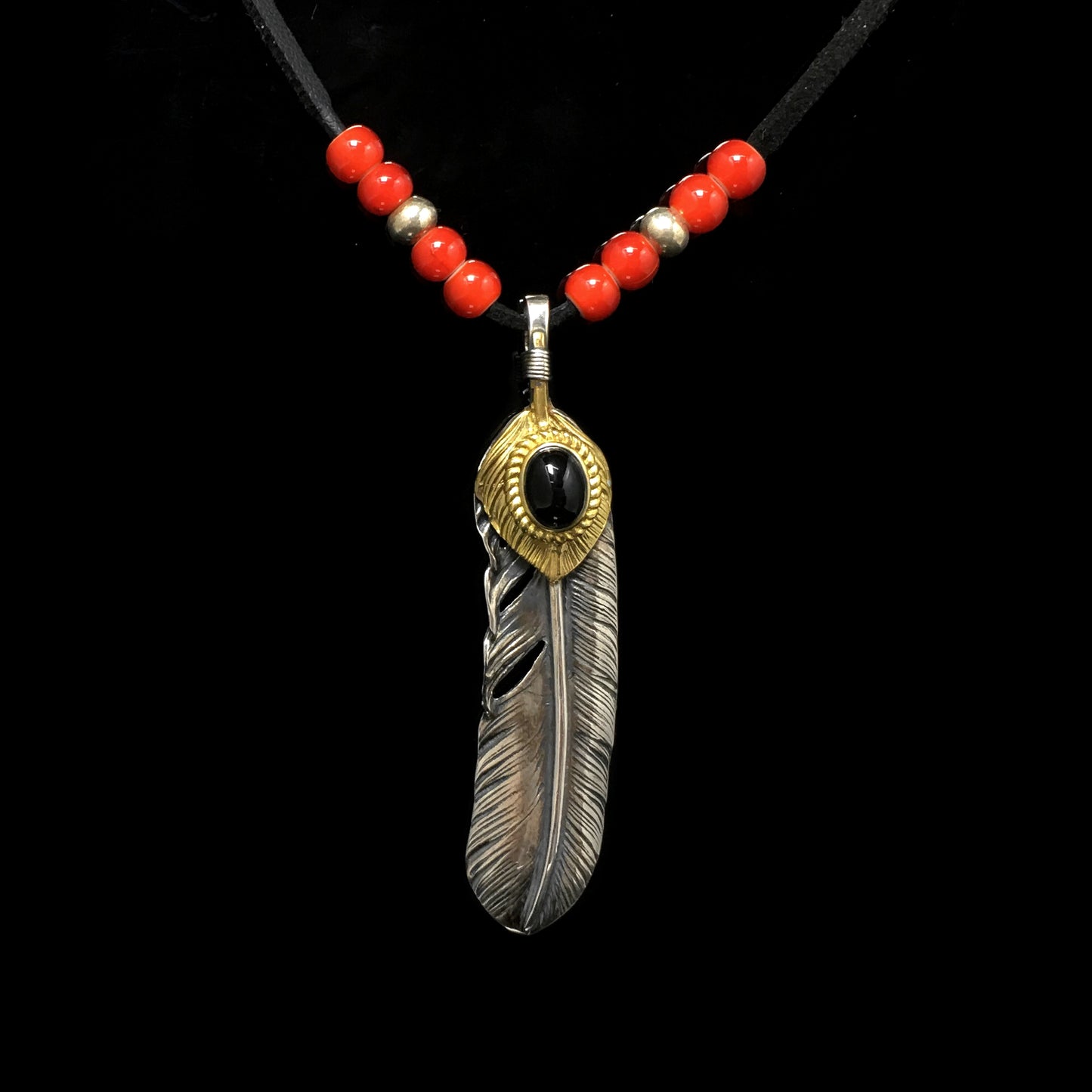 Japan Takahashi Goro John Mayer  Right Necklace Feather