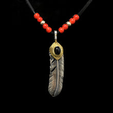 Load image into Gallery viewer, Japan Takahashi Goro John Mayer  Right Necklace Feather
