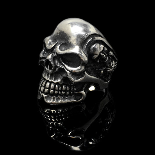 Retro 925 Sterling Silver Skull Ring